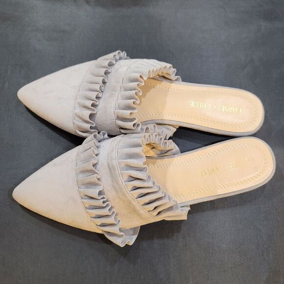 BRAND NEW CHASE&CHLOE POINTED TOE SLIP-ON WOMEN"S MULE - Picture 4 of 14